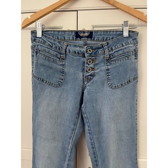 Angels Women’s Vintage Y2K Flare Jeans Size 5 (26) - Picture 2 of 8